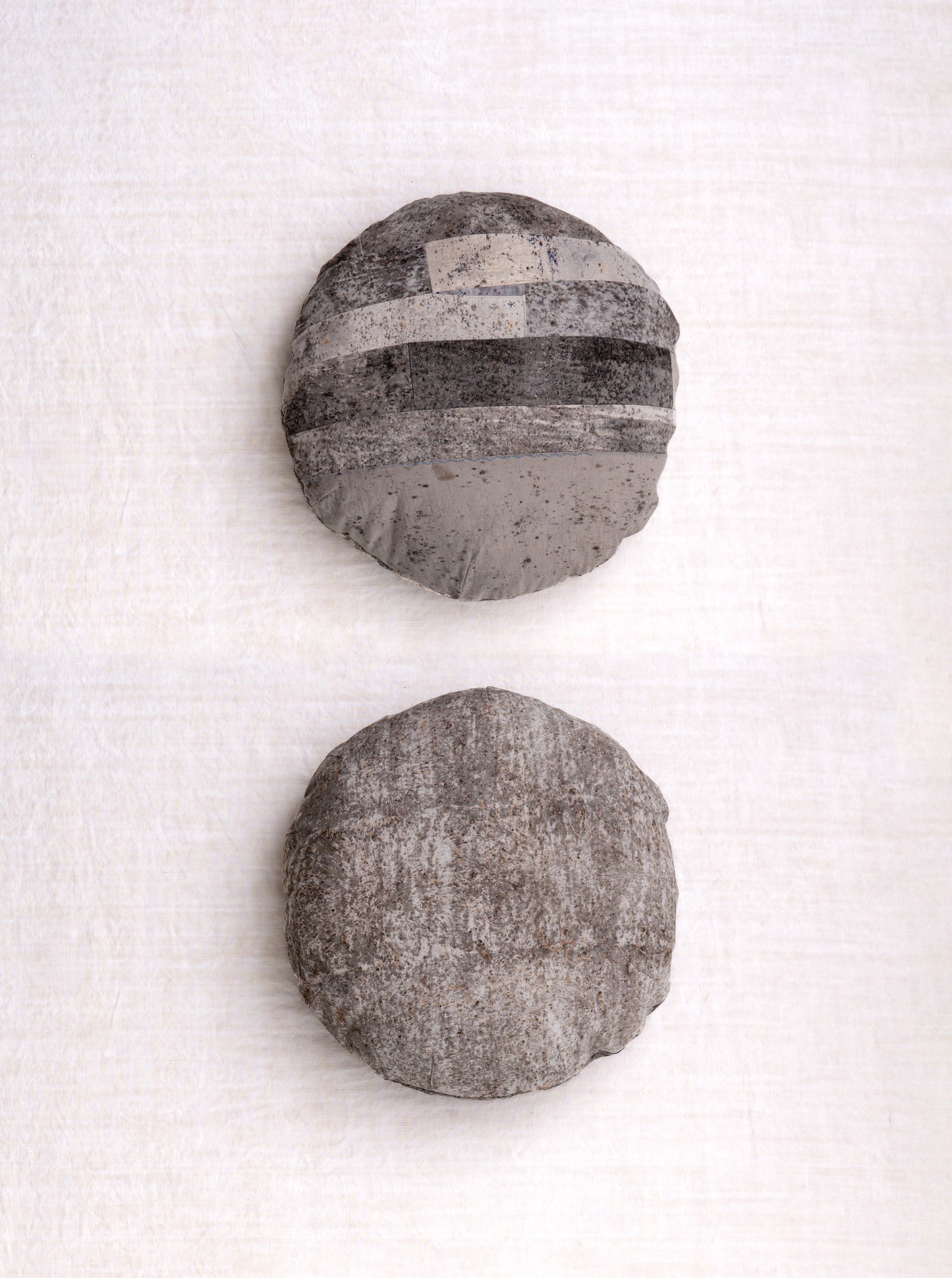 #3, round stone pillow, 2025