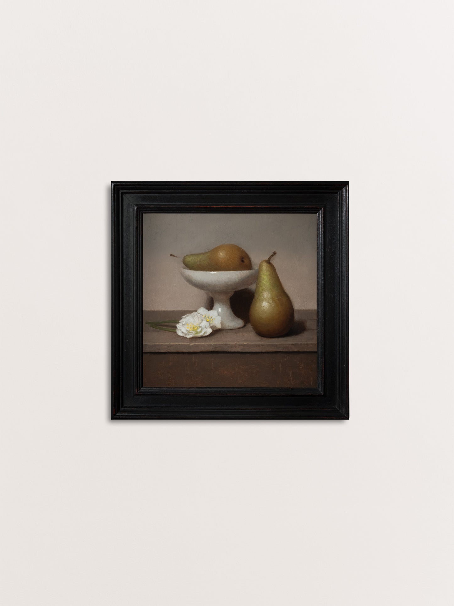 Alabaster, Pears and Hellebores