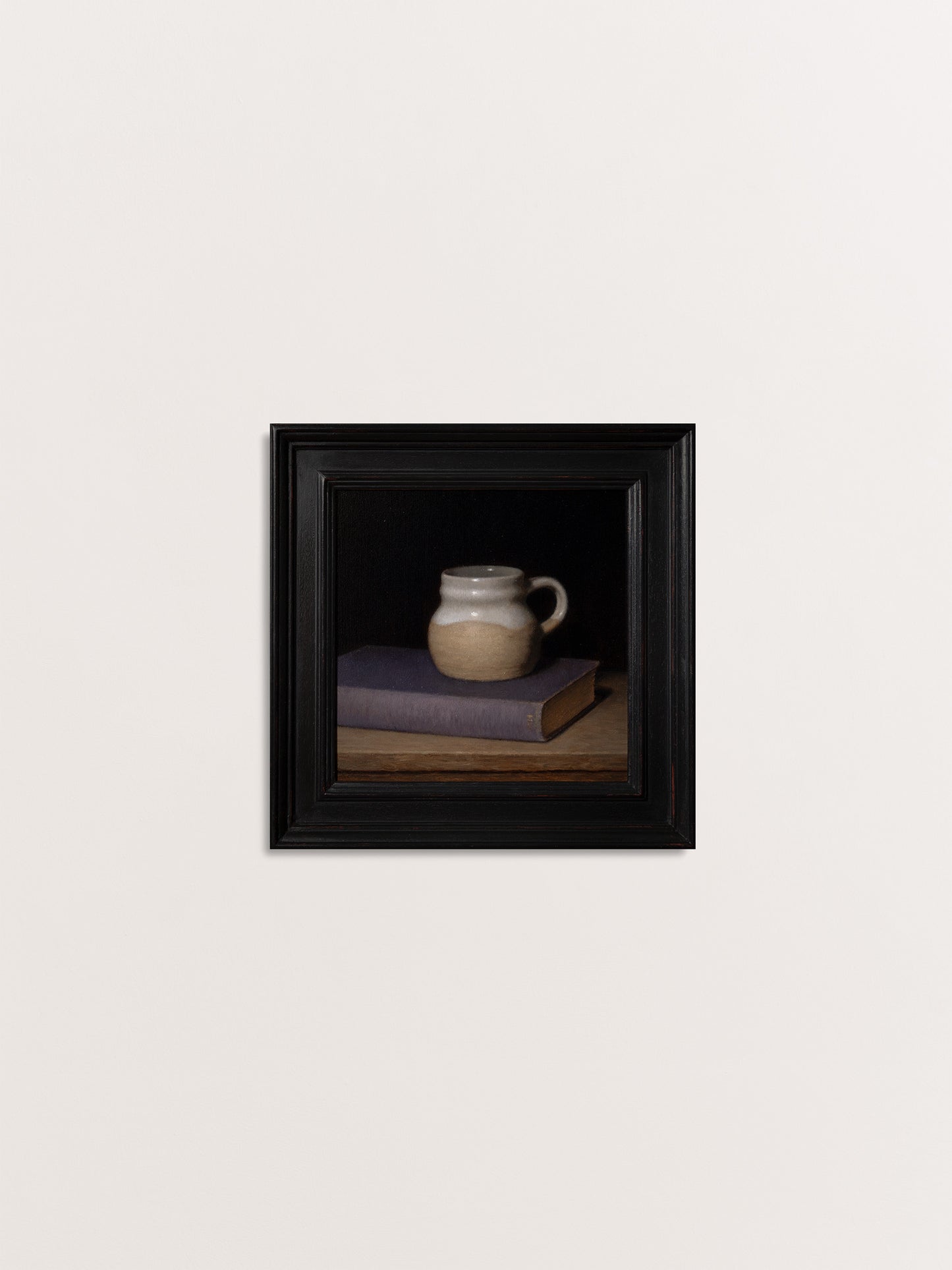 Earthenware Cup and Book