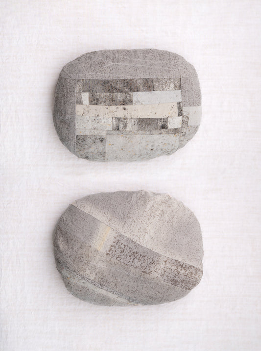 #12, large oblong stone pillow, 2025