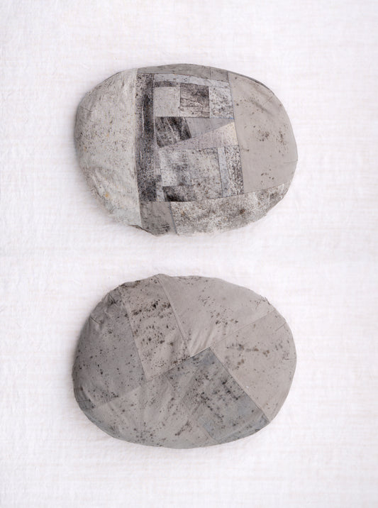 #14, large oblong stone pillow, 2025