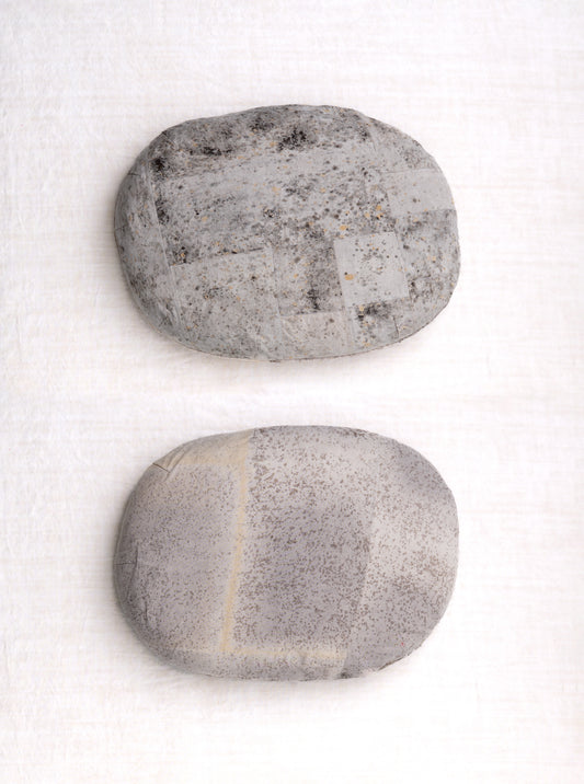 #15, large oblong stone pillow, 2025