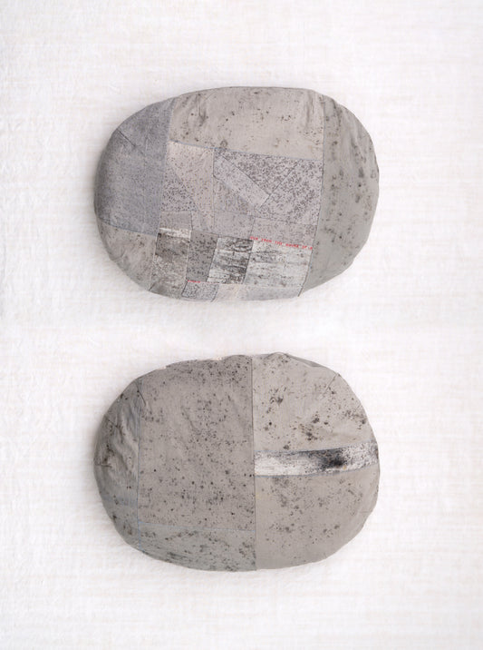 #16, large oblong stone pillow, 2025
