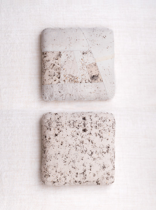 #17, square stone pillow, 2025