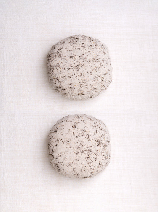 #1, round stone pillow , 2025