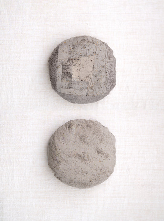 #2, round stone pillow, 2025