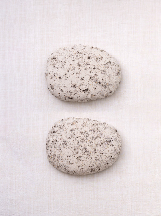 #4, small oblong stone pillow, 2025