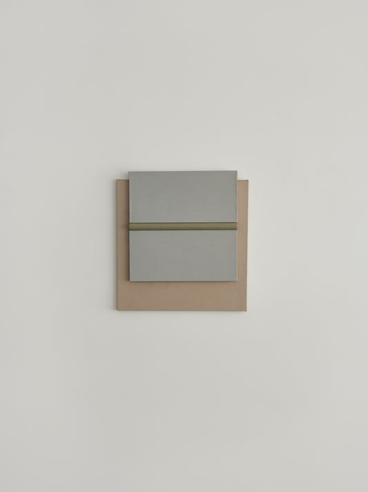 A Curve in Terre Verte, Paynes Grey, Raw Sienna, Unbleached Titanium and Italian Green Umber (2023)