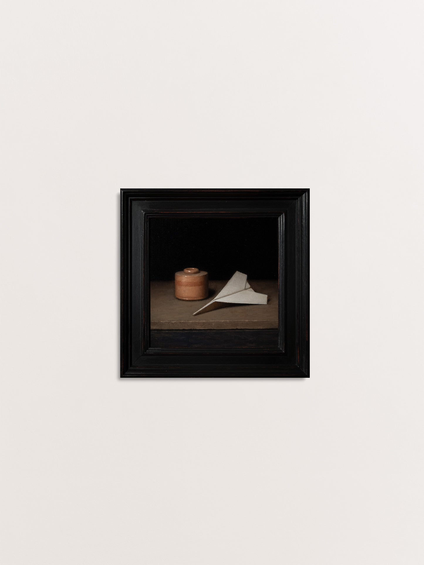 Earthenware Ink Pot and Paper Plane