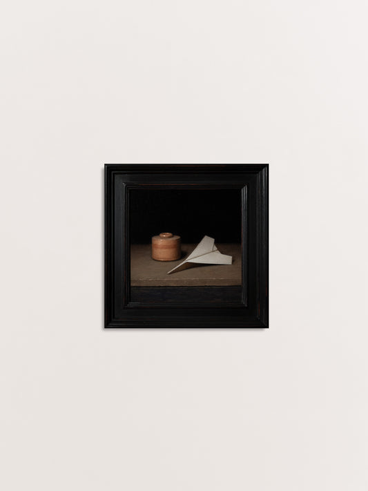 Earthenware Ink Pot and Paper Plane