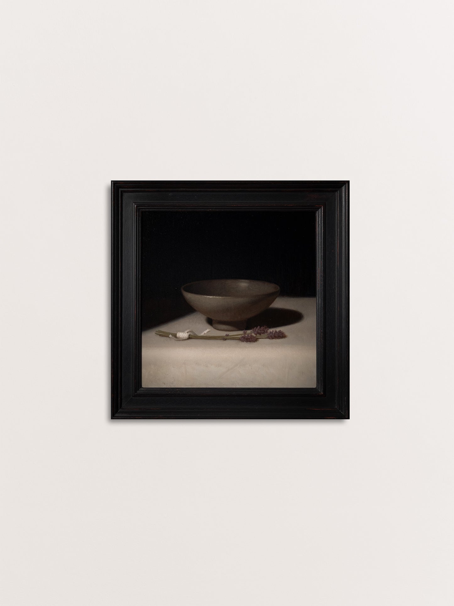 Lavender and Stoneware Bowl