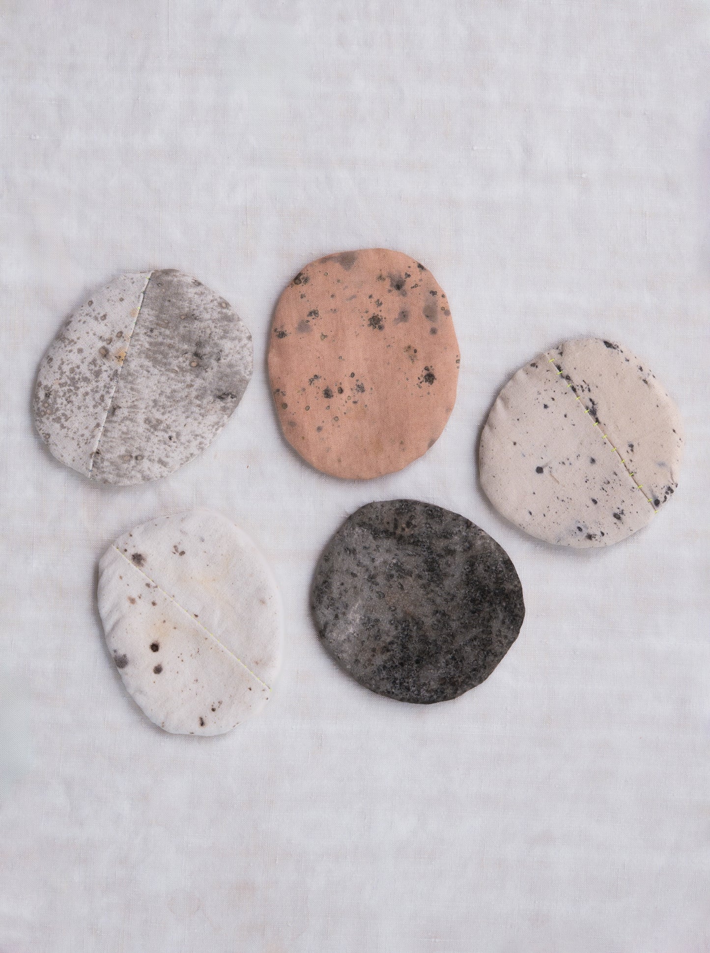 pebble coaster (set of 5), 2025